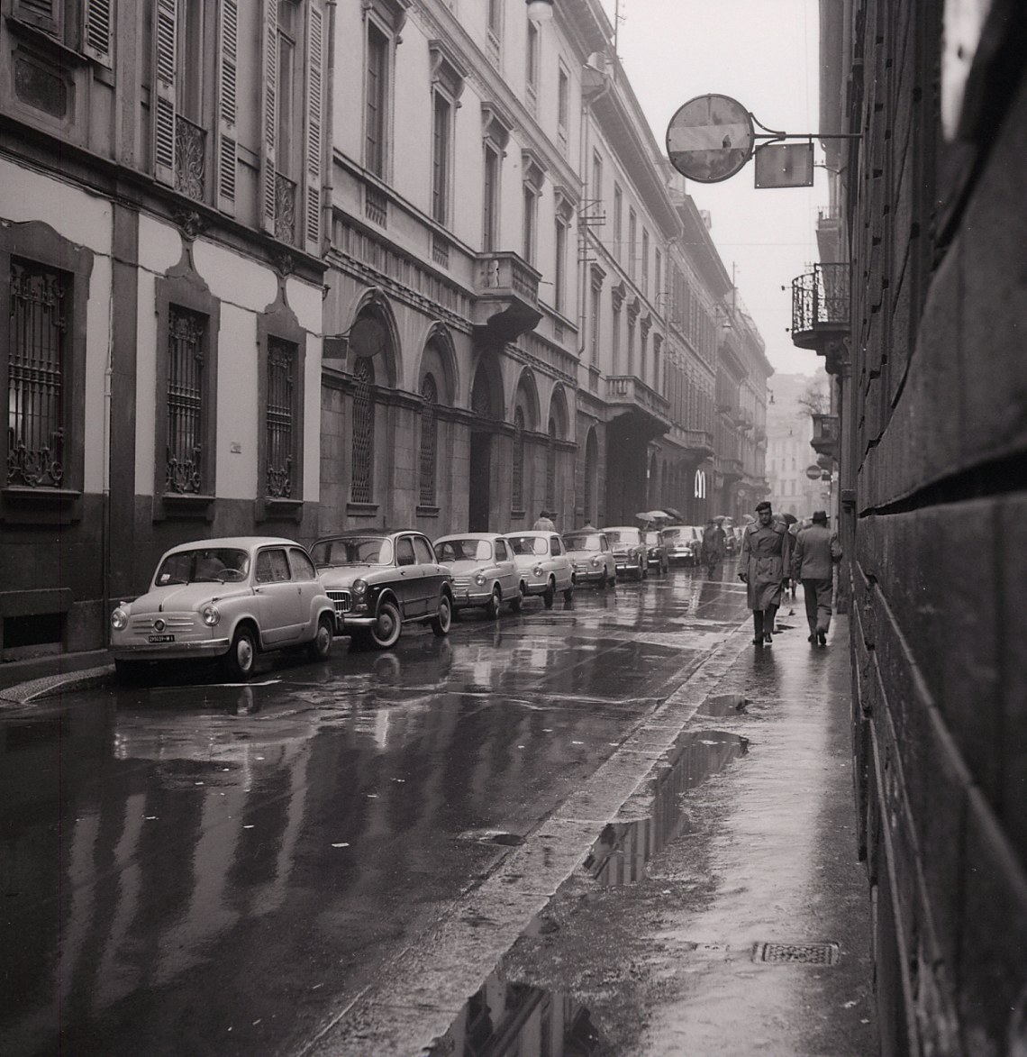 Via Brera, Milano. Fotografia di Paolo Monti.
