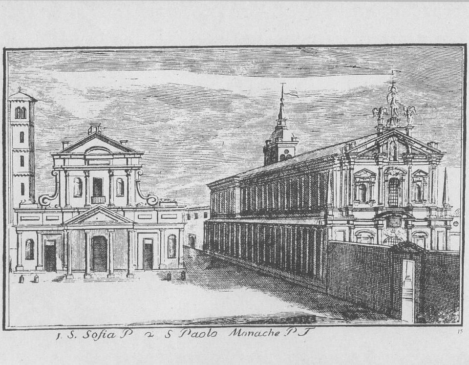 Veduta storica di Sant’Eufemia a Milano
